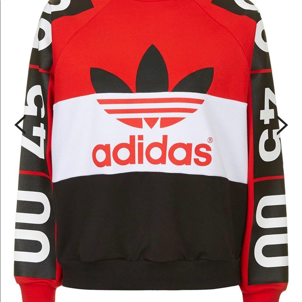 Adidas x Topshop Colour-Block sweatshirt
